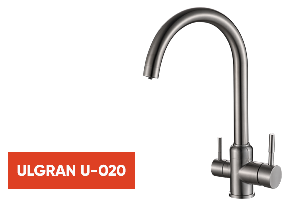 Смеситель ULGRAN U-020 из нержавеющей стали