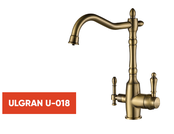 Новый смеситель ULGRAN U-018 в бронзе