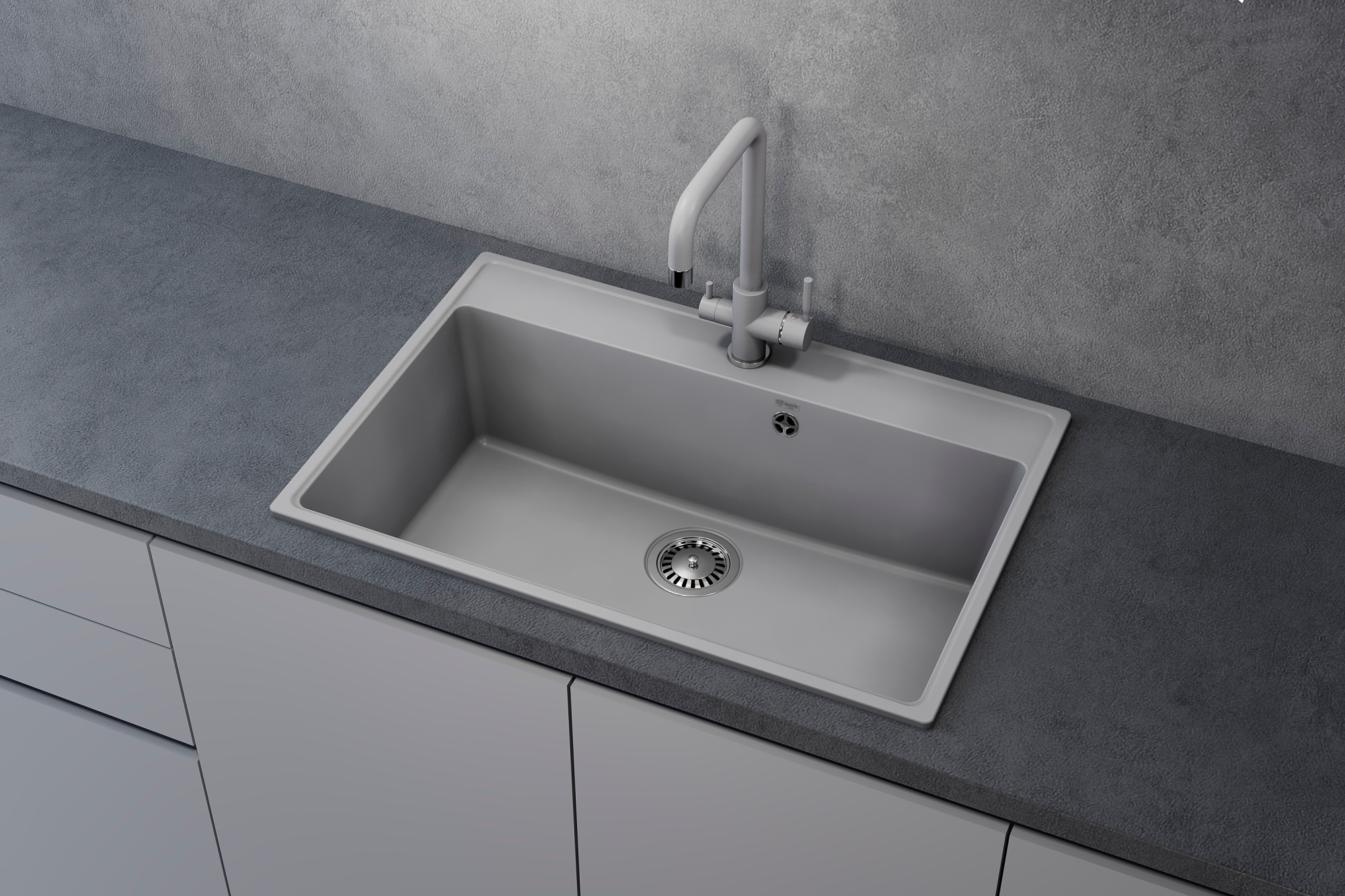Смеситель ULGRAN Quartz UQ-019 с дополнительным краном для питьевой воды
